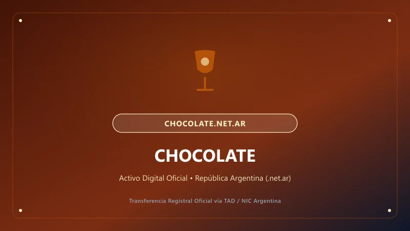 Composición visual de Chocolate para el portal chocolate.net.ar
